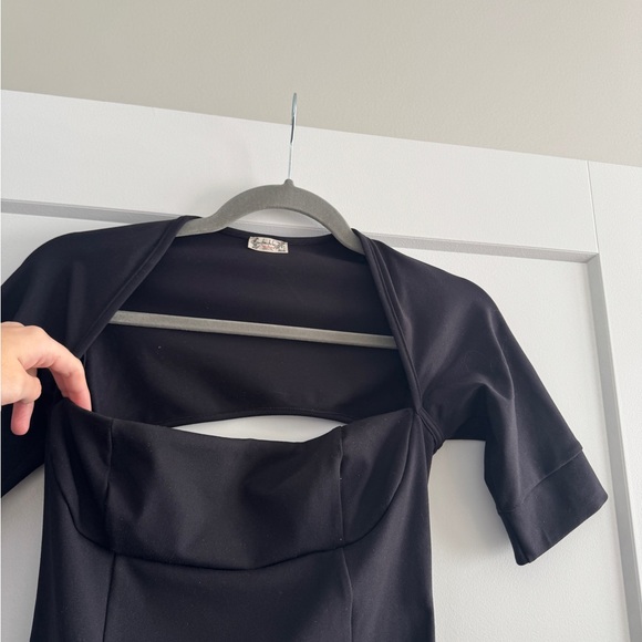 Free People Everly Bodysuit Black - Picture 16 of 16